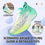 Mens Running Shoes Walking Tennis Shoes for Athletic Workout Gym Casual Non Slip Training Sneakers Breathable Knit Upper Indoor Outdoor