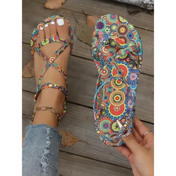 Women's Summer Flip Flops - Soft Sole Casual Beach Sandals, Fashionable & Versatile