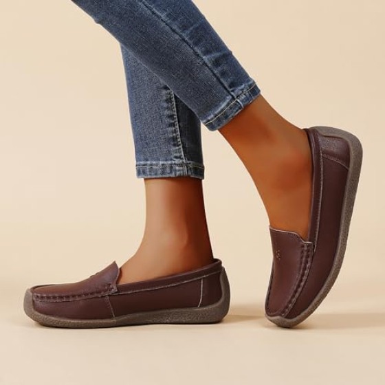 Loafers for Women Business Casual Dress Shoes Comfortable Lightweight Penny Loafers Slip On Work Office Flats Comfort Walking Shoes