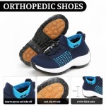 Comfort Wear Orthowear Shoes for Women Mesh Breathable Comfortwear Ortho Shoes, Comfortable Air Cushion Orthopedic Sneakers Thick Bottom Ortho Stretch Cushion Plantar Fasciitis Diabetic Shoe