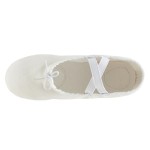 missfiona Women Canvas Ballet Slippers Dance Shoes Adult Practice Yoga Flat Belly Shoes