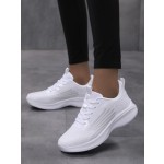 Womens Lace-up Walking Shoes Comfortable Non Slip Running Sneakers Breathable Athletic Workout Shoes Sneakers