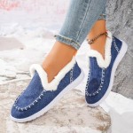 Fashion SneakersWomen's Fashion Snow Sneakers Comfortable Warm Flat Sport Shoes
