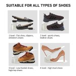 Shoe Slots Organizer 36 Pack - Shoe Organizer Space Saver 50%,Adjustable Thickening Shoe Stackers for a pair of Shoes,Shoe Storage Shoe Rack Holder for closet organization,organizador de zapa